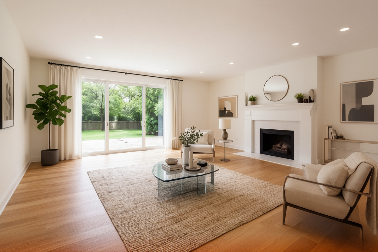 After virtual staging